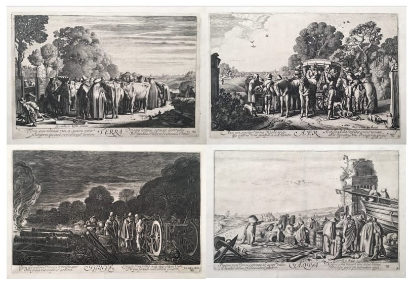 picture of four prints of the four seasons