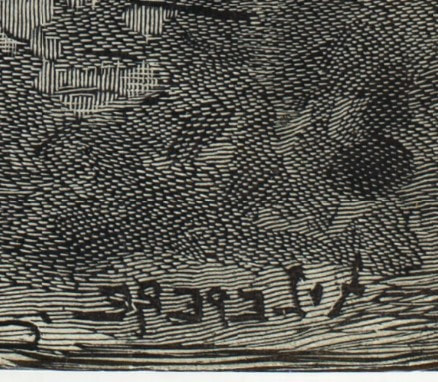 picture of artist's signature backward