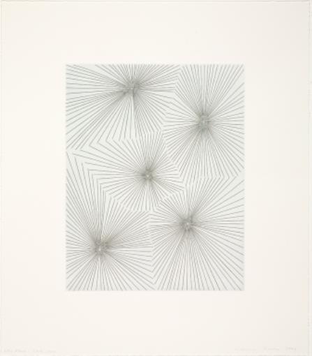 picture of abstract lines in a starburst formation 