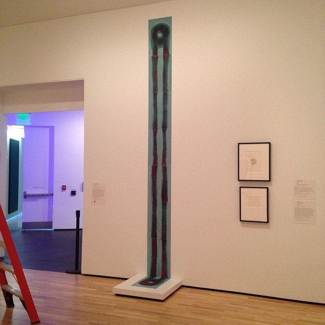 Picture Picture of Stan Shellabarger's book, Untitled, 2011, installed at the Baltimore Museum of Art