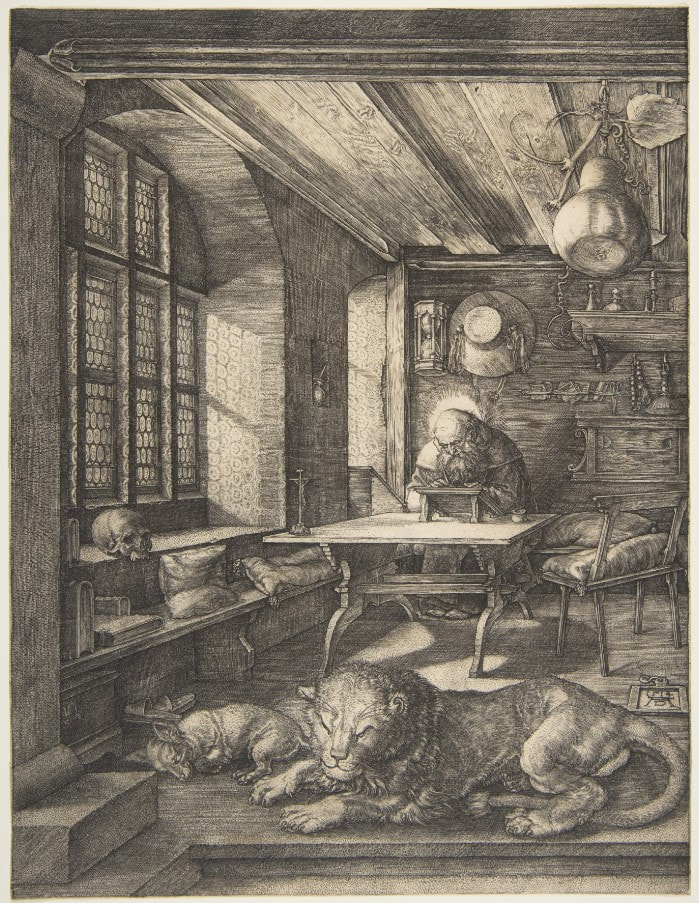 picture of a print by Durer
