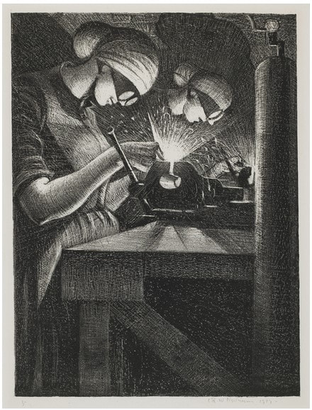 picture of women welding