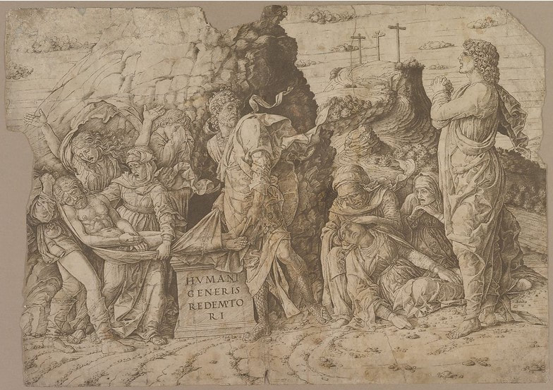 picture of a print by Mantegna