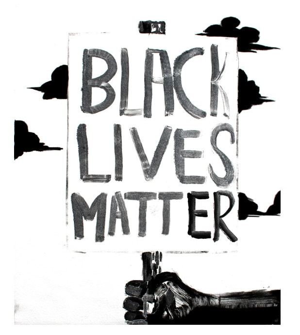 Picture of Terron Sorrell's print Black Lives Matter