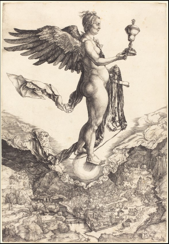 picture of a winged woman