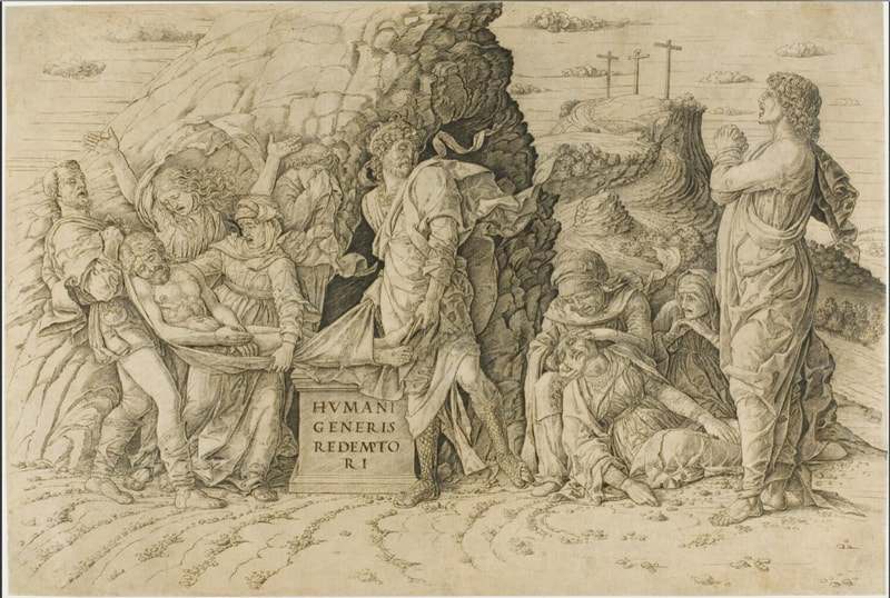 picture of Christ's entombment