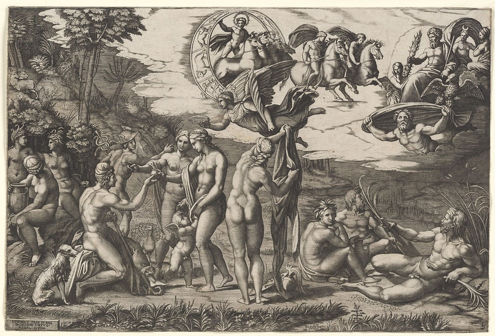 picture of the judgment of Paris
