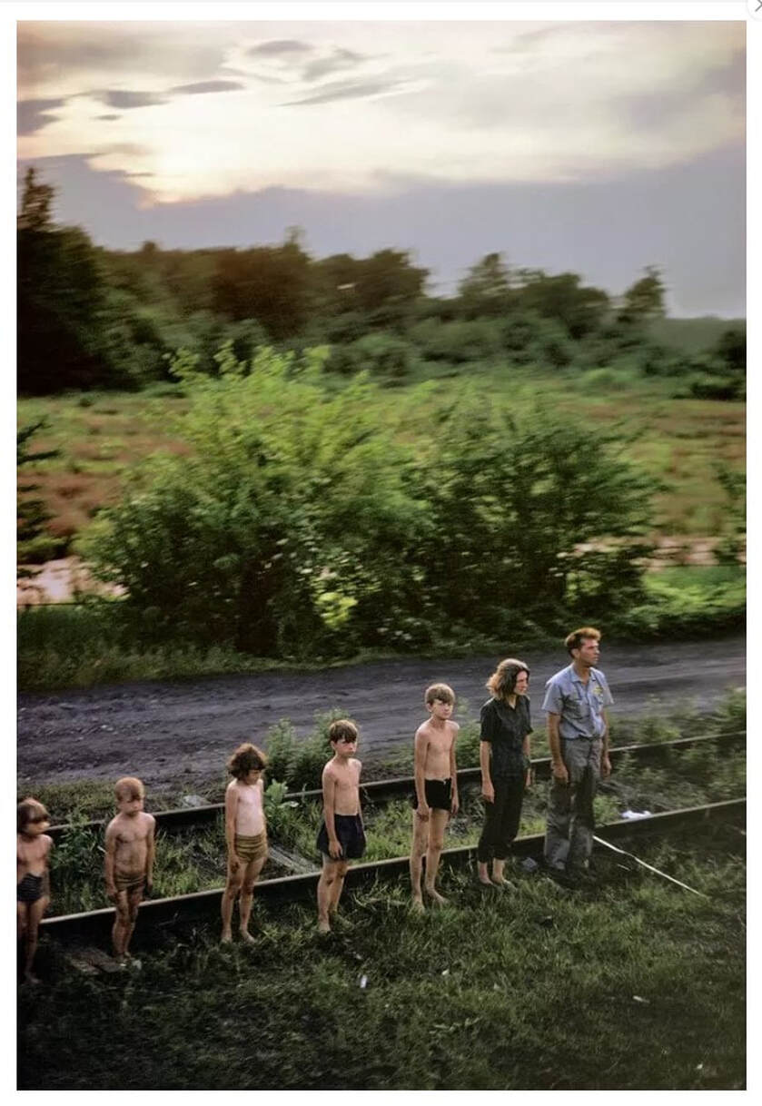 Picture of Paul Fusco photograph from RFK Funeral Train series