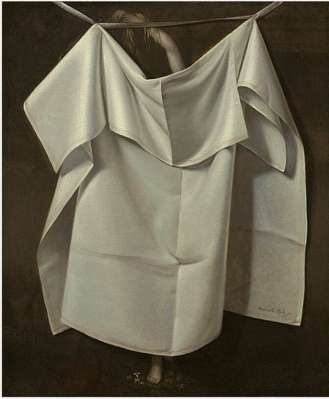 Picture of Raphaelle Peale's painting Venus Rising from the Sea--A Deception