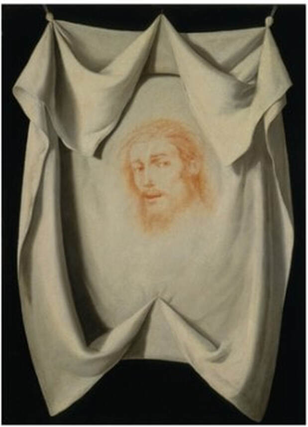 Picture of Francisco de Zubaran's painting The Veil of Saint Veronica